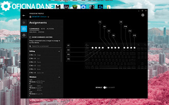 Controle de mapeamento de teclas