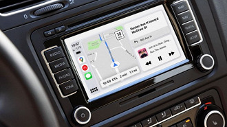 Imagem ilustrativa do app Google Maps com suporte ao Dashboard do CarPlay. Fonte: Google