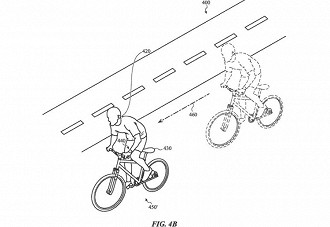 Utilizando a nova tecnologia da Apple descrita em sua patente para andar de bicicleta.