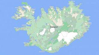 Mapa depois da mudança de detalhamento que a Google está implementando no Google Maps. Fonte: Google