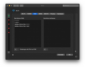 DNS Cloudfire no macOS