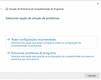 Você terá duas opções, as configurações recomendadas do Windows ou partir para configurações mais diversas manuais