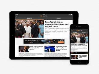App da Reuters - Imagem: Divulgação