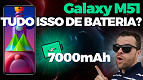 Samsung lança Galaxy M51 com Snapdragon 730 e bateria gigantesca de 7.000 mAh