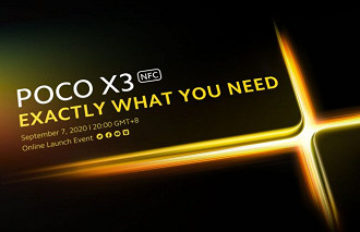 Data de lançamento do Poco X3 NFC