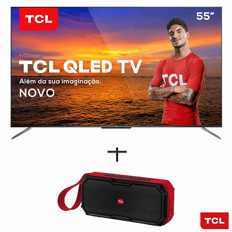 TV TLC QLED 4K 55 QL55C715. Fonte: FastShop