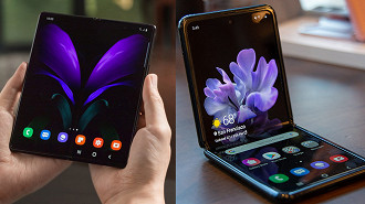 Telas - Galaxy Z Fold 2 x Galaxy Z Flip