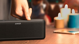 Caixa de som Bluetooth Anker SoundCore Boost. Fonte: Anker