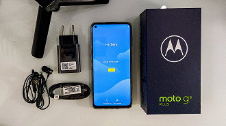 Moto G9 Plus, conteúdo da caixa