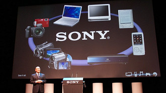 Imagem ilustrativa de produtos Sony de anos atrás.