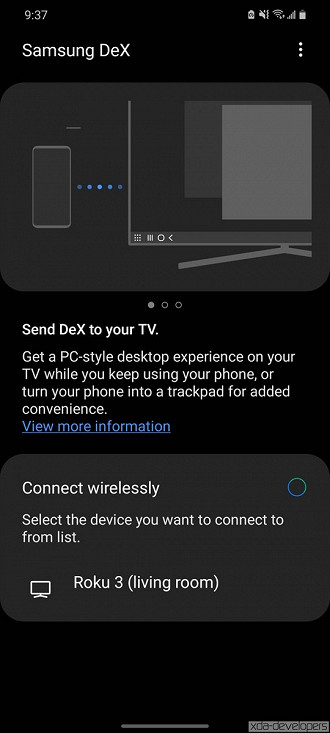 Samsung DeX Wireless já está disponível em smartphones com OneUI 2.5 - Imagem: XDA Developers