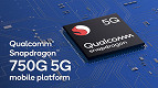 Qualcomm anuncia Snapdragon 750G; saiba tudo sobre o novo chipset da marca