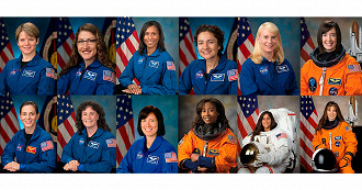 Algumas das astronautas da Nasa