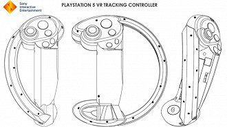 Patente do controle do novo Playstation VR para PS5. Fonte: LetsGoDigital