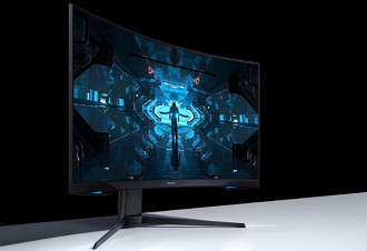 Monitor Samsung Odyssey G7. Fonte: Samsung Monitor Samsung Odyssey G7. Fonte: Samsung