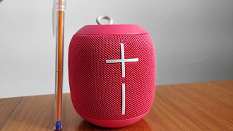 Altura da caixa de som portátil Bluetooth Ultimate Ears Wonderboom. Fonte: Vitor Valeri