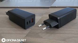 Carregador Baseus 65W USB-A + 2 USB-C