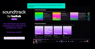 SoundTrack: Entre na lista de espera e aguarde o e-mail chegar para utilizar a nova ferramenta.