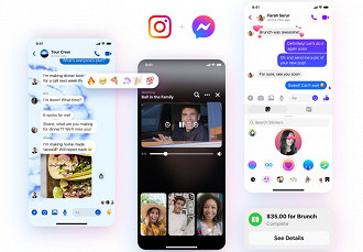 Integração de mensagens entre o Instagram e o Messenger. Fonte: Facebook