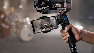 Gimbal DJI RS 2. Fonte: DJI Gimbal DJI RS 2. Fonte: DJI