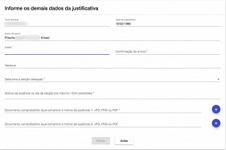 Como justificar o voto pela internet no site do TSE em 2020?