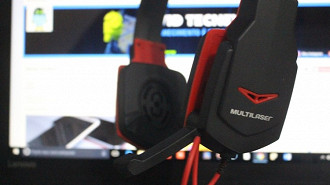 Headset Gamer Multilaser PH073. Fonte: DavidTecNew (YouTube)