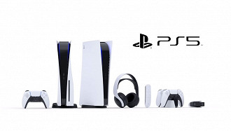 PS5 e seus acessórios. Foto: divulgação/Sony.