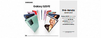 Galaxy S20 FE com voucher de R$700,00