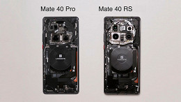 Desmontagem do Huawei Mate 40 RS revela chip ultra rápido
