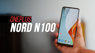 Smartphone OnePlus Nord N100. Fonte: Beebom (YouTube)