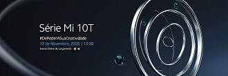 Anúncio no Twitter da Xiaomi, sobre o evento de lançamento do Mi 10T no Brasil