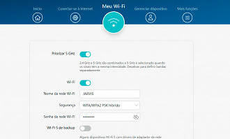 Huawei AX3 - configuração de wifi