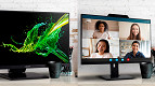 Acer anuncia novos monitores com webcam e touchscreen
