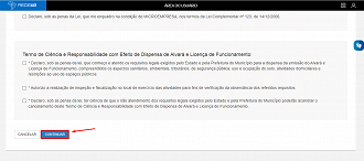 Leia os termos do MEI. Foto: Printscreen/Portal do Empreendedor.