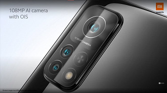 Sistema de câmeras do smartphone Xiaomi Mi 10T Pro. Fonte: Xiaomi