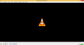 Interface do VLC. Foto: Printscreen.