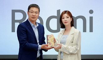Caixa do Redmi Note 9 5G, conforme divulga Lu Weibing.