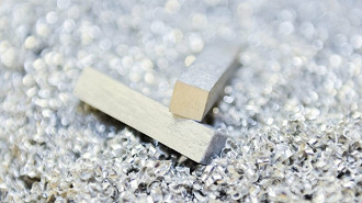 Alumínio impresso com as nanofibras de carbono. Fonte: NUST MISIS