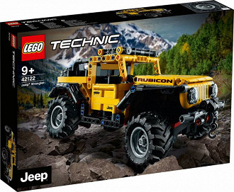Caixa do LEGO Technic Jeep Wrangler. Fonte: LEGO