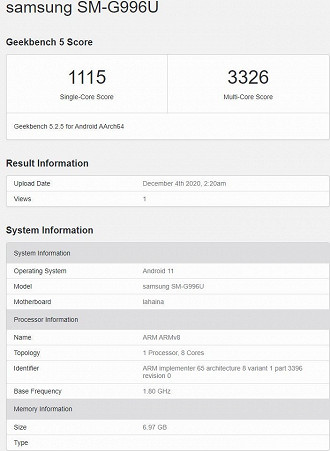 Teste do Galaxy S21+.