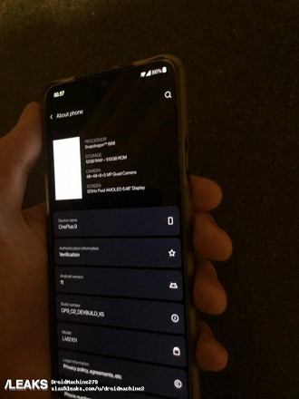 Foto revela especificações do OnePlus 9.