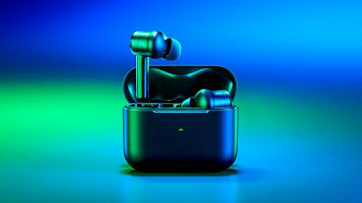 Fone in-ear True Wireless (TWS), o Hammerhead True Wireless Pro. Fonte: Razer