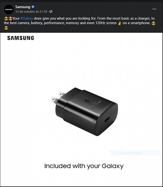 Seu Galaxy oferece tudo o que você procura, desde as coisas mais básicas como um carregador.