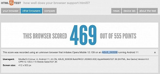 ASUS_I005D na plataforma do HTML5.
