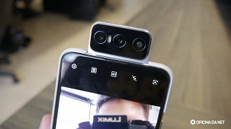 Zenfone 7 sistema flip de câmeras