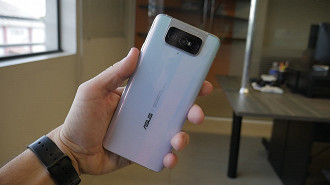 Belo design do Zenfone 7 Pro