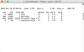 sudo iotop -Pm /