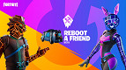 Fortnite está tentando reunir os esquadrões com campanha Reboot a friend