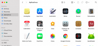 Desinstalar aplicativo com o Finder.