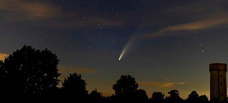 Cometa Neowise capturado pelo fotografo Vinícius Januário em Contagem, MG.